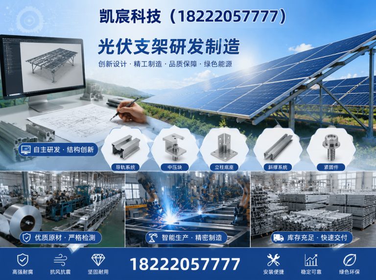 南开区光伏支架展示图